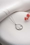Heliophilia Silver Collar de Plata Esterlina 925 con Circonio